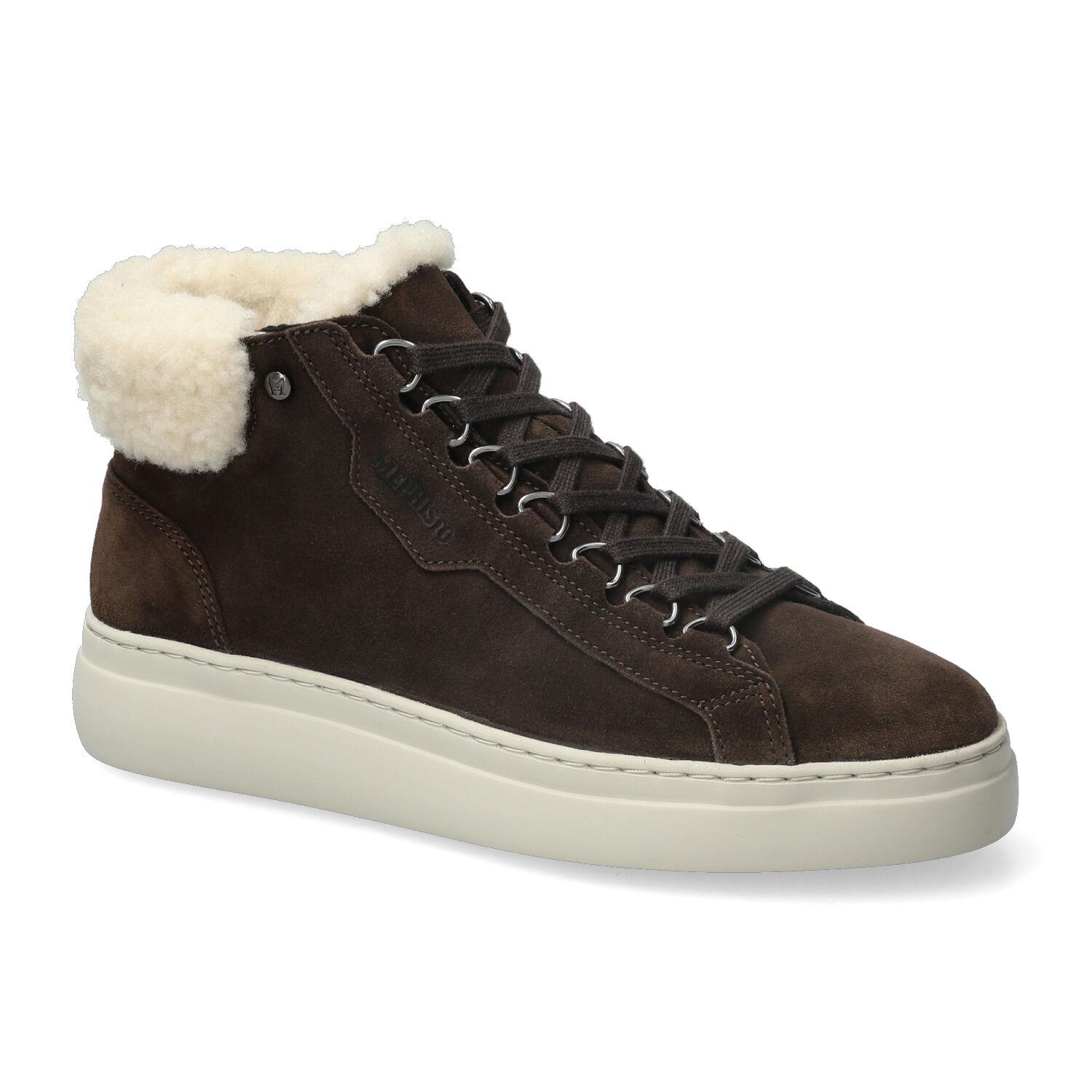 bottines femme modèle Dolie brun fonce - Mephisto